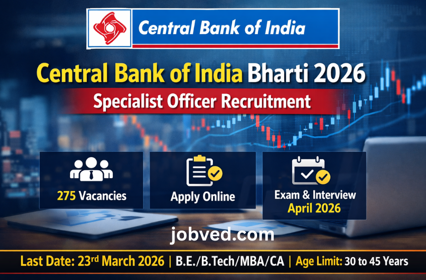 Central Bank of India Bharti 2026