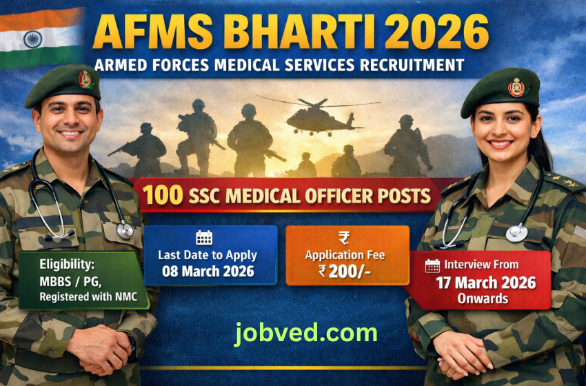 AFMS Bharti 2026